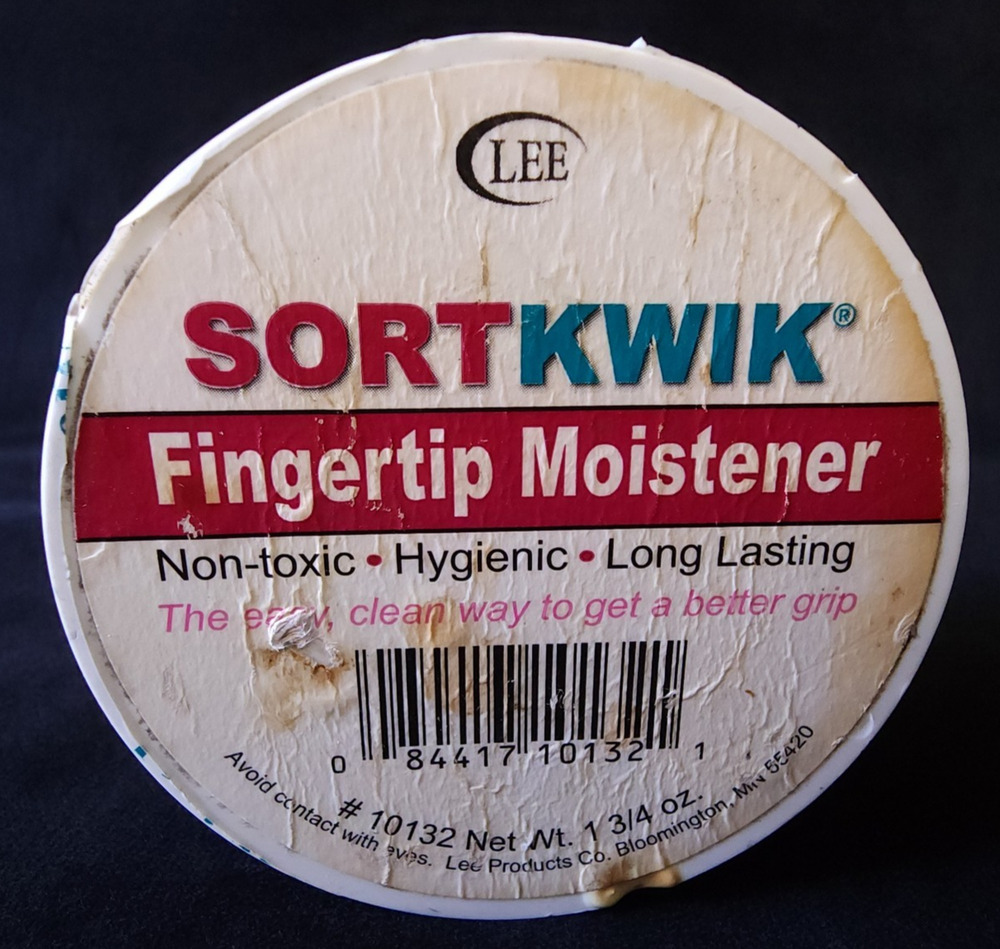 Lee 10132 Sortkwik Fingertip Moistener 1 3/4 oz 2 Pack Non-Toxic Hygienic